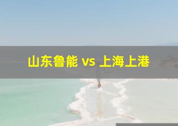 山东鲁能 vs 上海上港